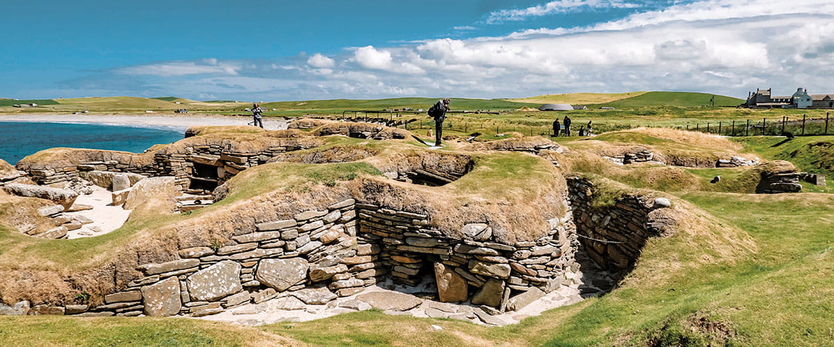 Skara Brae Prehistoric Village, Orkney, Scotland